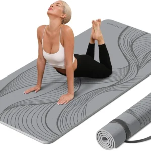 Extra Wide & Thick Non-Slip Yoga Mat, 72x36 Inches, Ideal for Home Gym and All Floor Workouts